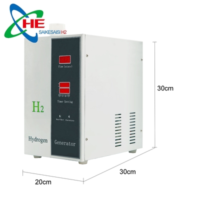 satın al 600ml/Min SPE PEM Moleküler Hidrojen Inhalasiyon Makinesi H2 Gelişmiş Su Elektroliz Çevrimiçi üretim
